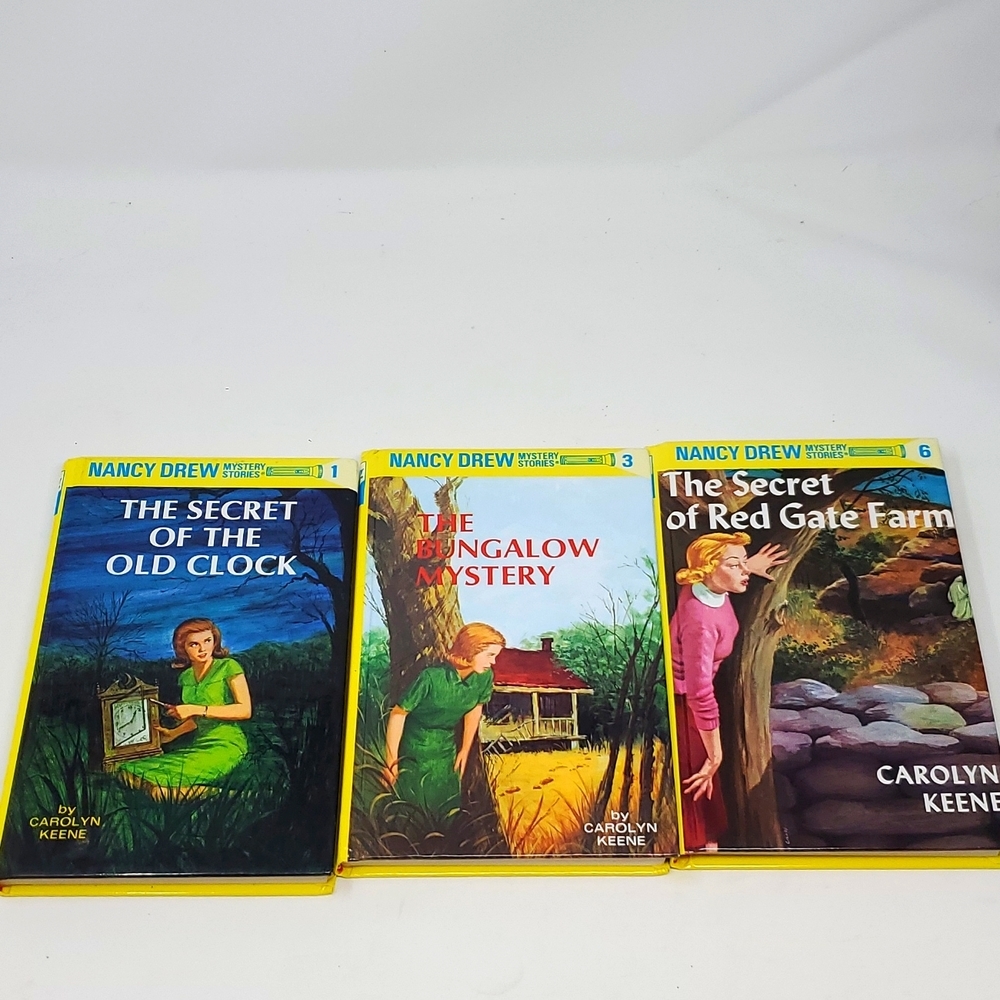 VINTAGE Nancy Drew Book Bundle Mystery Syories Hardcover